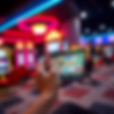 Convenience of Mobile Slot Gaming Player enjoying a free slot game on a mobile device