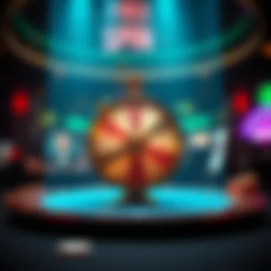 Illustration depicting the concept of free spins in online casinos