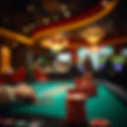 Casino games showcasing high-stakes excitement