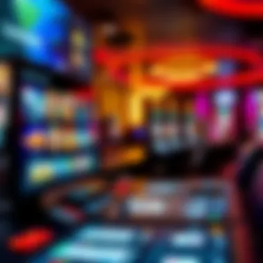 Exploring Online Gaming Platforms A vibrant online gaming interface showcasing diverse options