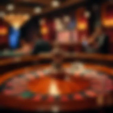 The Thrill of Roulette A captivating roulette wheel in motion