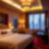 Luxurious Accommodations Near Empire City Casino Luxurious hotel room with elegant decor