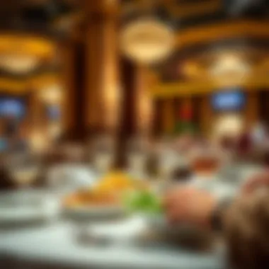 Culinary Indulgence: Dining at Marriott Casino Hotels Gourmet dining experience at a Marriott hotel restaurant adjacent to the casino