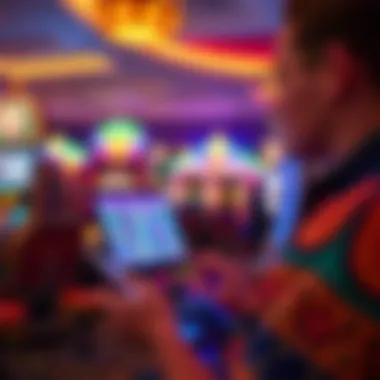 Engagement and Excitement in Free Mayan Gaming A player enjoying Mayan slots on a digital device