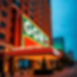 Architectural Brilliance of MGM Casino Hotel Exterior view showcasing the architectural brilliance of MGM Casino Hotel