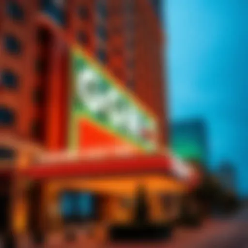 Architectural Brilliance of MGM Casino Hotel Exterior view showcasing the architectural brilliance of MGM Casino Hotel