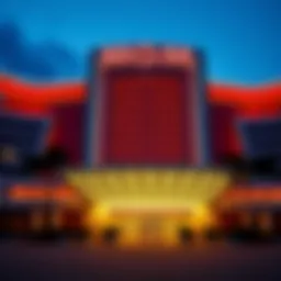 Exterior view of MGM Grand National Harbor showcasing its stunning architecture