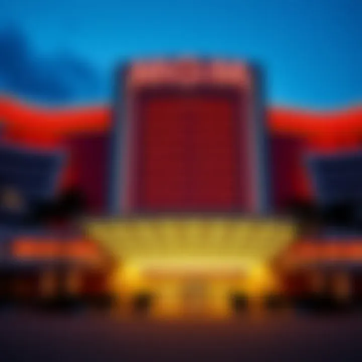 Exterior view of MGM Grand National Harbor showcasing its stunning architecture