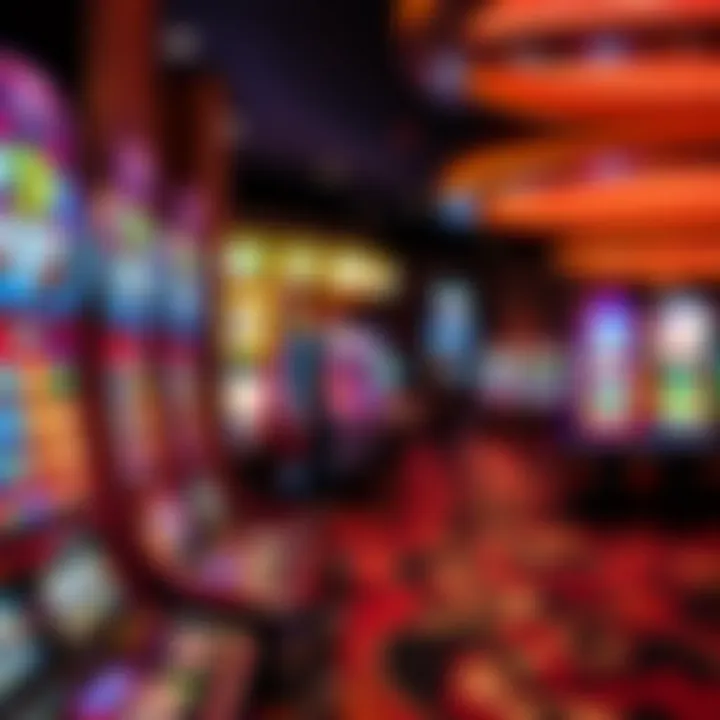 Vibrant gaming floor at MGM Grand National Harbor with various gaming options