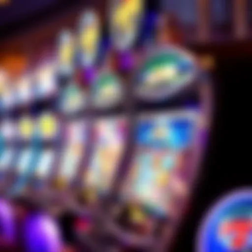 Virtual gaming platform showcasing diverse slot machines