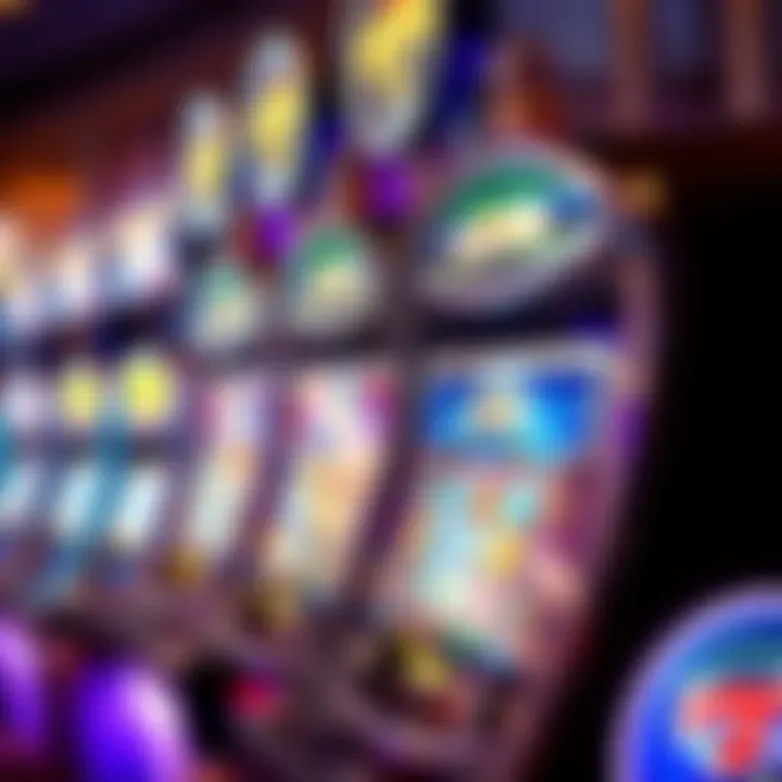 Virtual gaming platform showcasing diverse slot machines