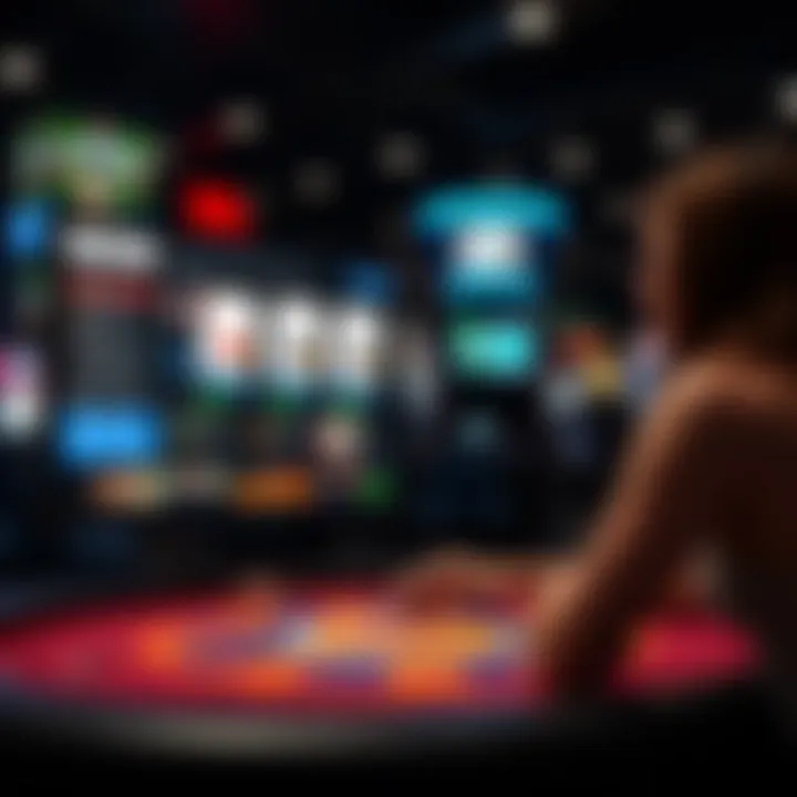 Online poker platform showcasing free play options