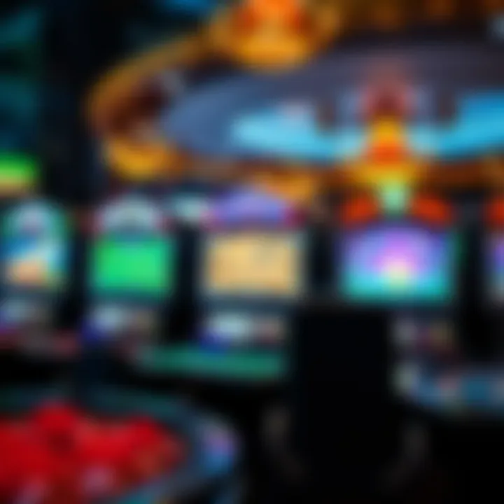 Showcasing an array of online casino games