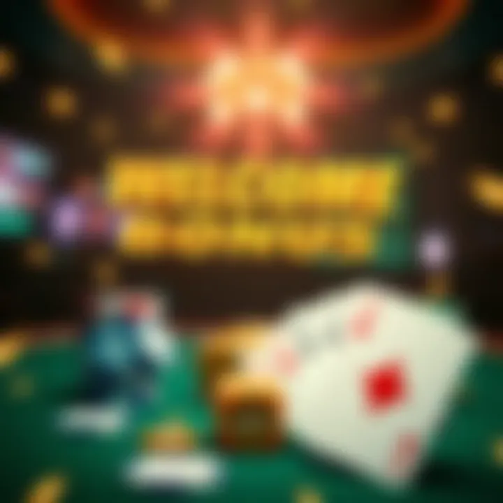 Visual representation of a welcome bonus offer