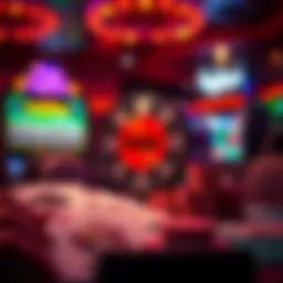 Illustration of free spins concept in online gambling