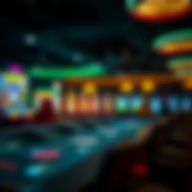 A representation of cutting-edge gaming technology in online gambling