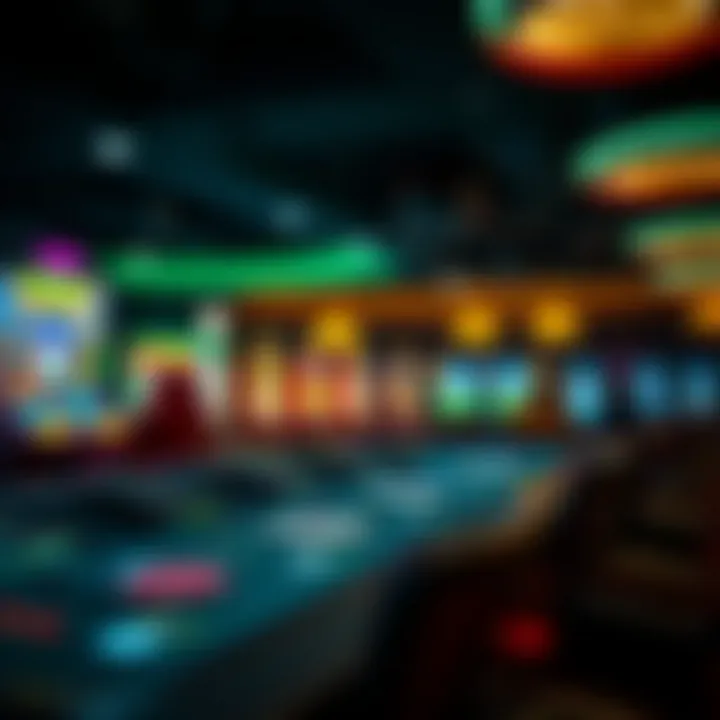 A representation of cutting-edge gaming technology in online gambling