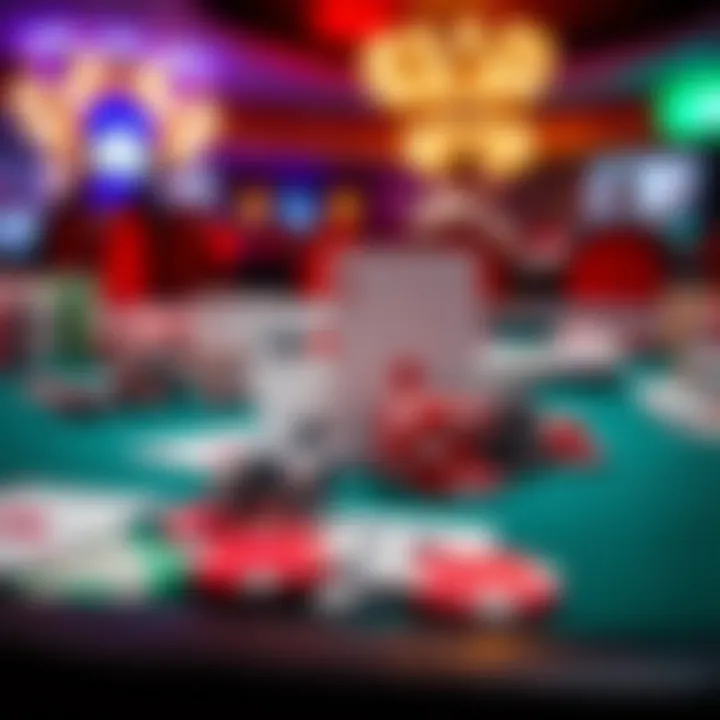 Strategic Gameplay in Online Poker Strategic gameplay representation through chips and cards