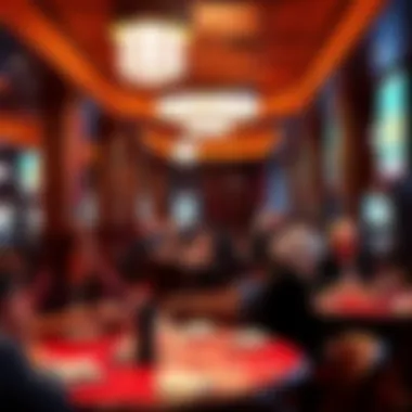 Dining Experience at Philly Parx Dining area with patrons enjoying their meals