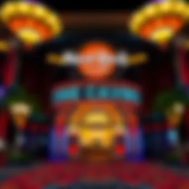 Vibrant Entrance to the Casino Entrance to the Seminole Hard Rock Casino showcasing vibrant lights