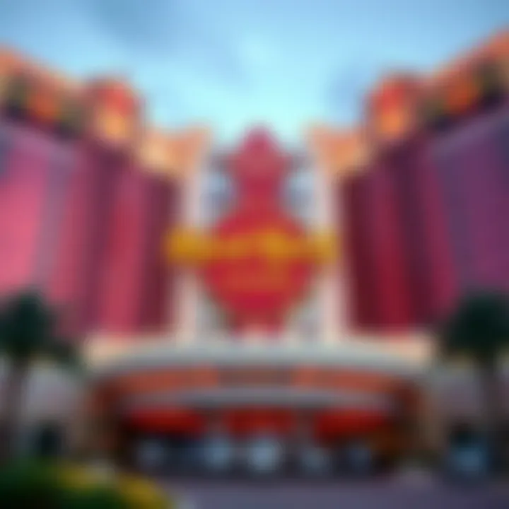 Stunning Facade of the Seminole Hard Rock Hotel and Casino Exterior view of the Seminole Hard Rock Hotel and Casino