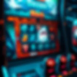 Stunning visual of a shark-themed slot machine interface