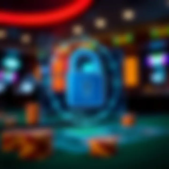 A graphical representation of online security measures related to transactions