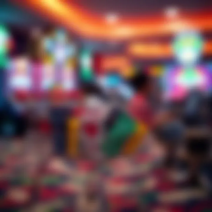 An illustration depicting a shopping cart filled with various digital products