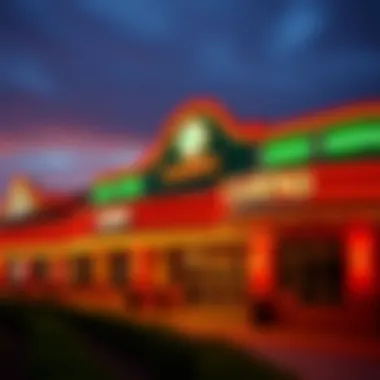 Exterior view of a popular casino in Thackerville