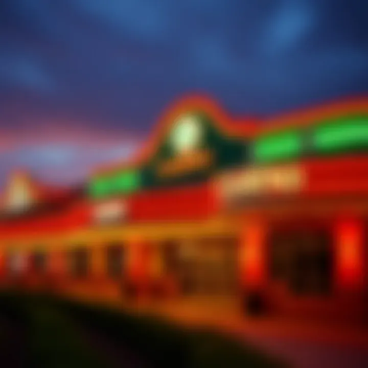 Exterior view of a popular casino in Thackerville