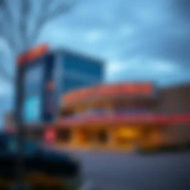 An exterior shot of a popular casino in Waterloo, highlighting its modern architecture