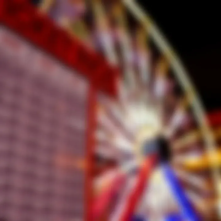 Close-up of ticket pricing board at the Big Wheel