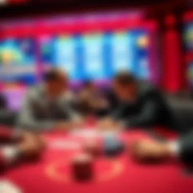 An illustration depicting the psychological aspects of gambling enthusiasm