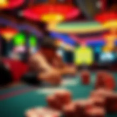 A conceptual artwork illustrating responsible gambling practices