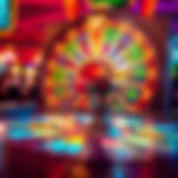 Wicked Wheel game interface showcasing vibrant graphics