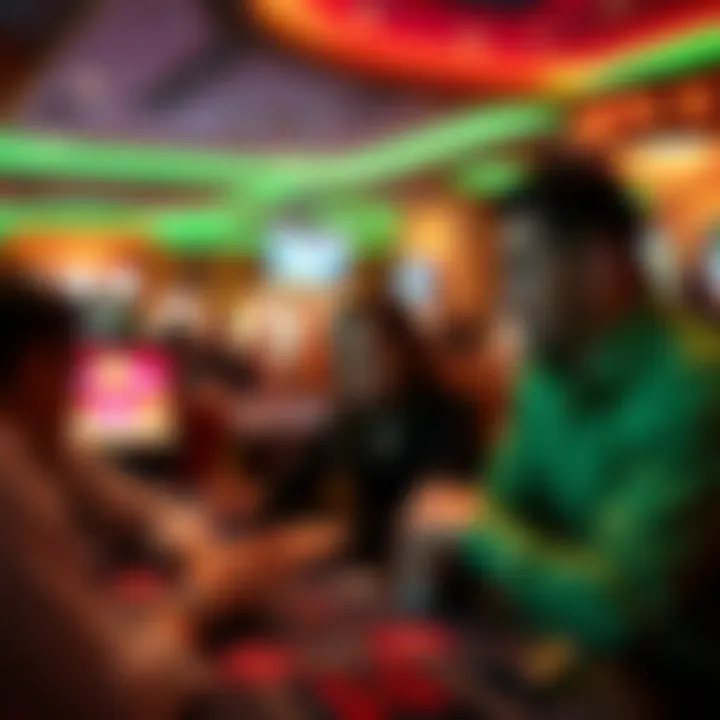 Immersive Gaming Experiences at the Casino Players engaged in immersive gaming experiences at the casino