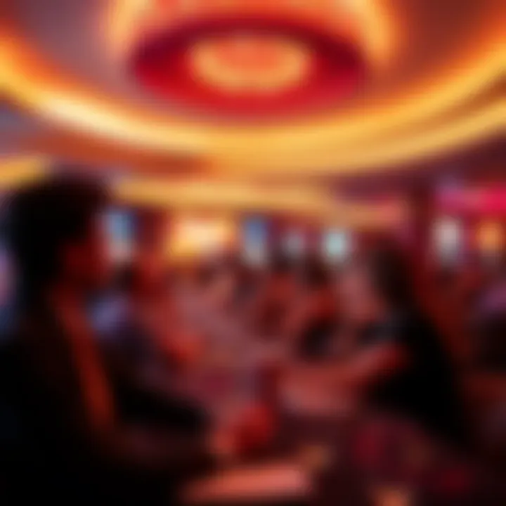 Entertainment and Dining Experience at Flamingo Casino Guests enjoying the entertainment and dining options available