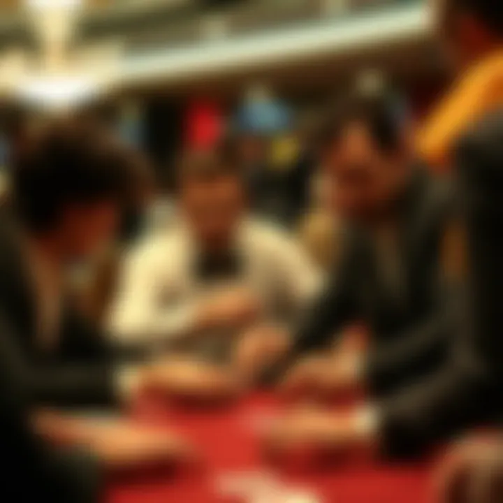 Film characters engaged in gambling