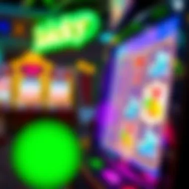 Vibrant Slot Game Interface Vibrant display of Lucky Links slot game interface