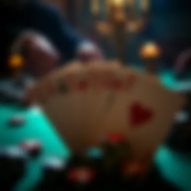 Historical depiction of card games featuring jokers