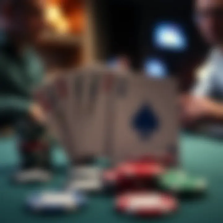 Symbolic representation of strategy in a card game