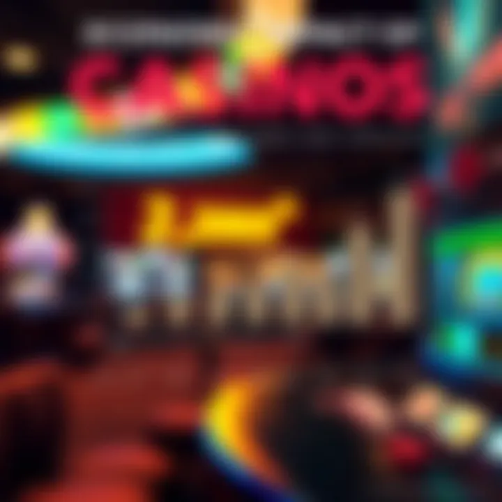 Graphical representation of the economic impact of casinos on local communities