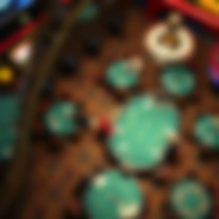 Aerial view of the poker tournament area at Hollywood Casino Kansas City