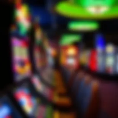 Close-up of innovative gaming machines at a Wheelhouse Casino