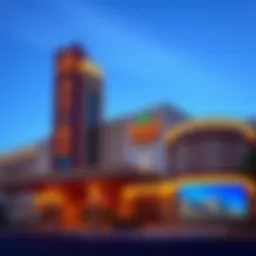 Exterior view of The Pass Casino showcasing its unique architecture