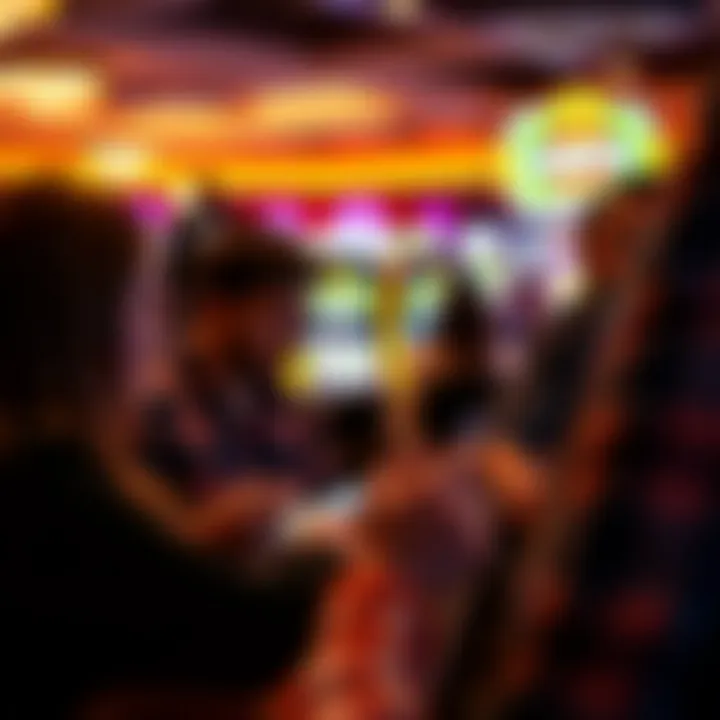 Engaged players using the Pennsylvania Lottery app at a local venue