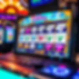 Vibrant display of the White Orchid slot machine interface