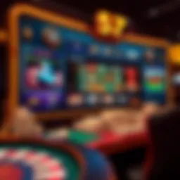 Overview of Seven Bit Casino's interface showcasing its unique features