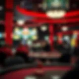 Tampa Poker Tournament Setting A vibrant poker tournament setting in Tampa