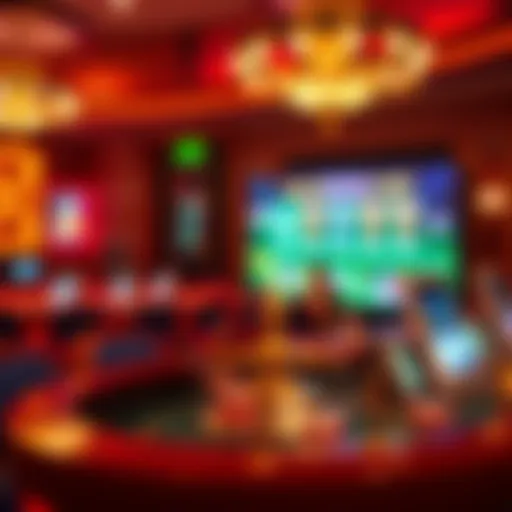 Exciting atmosphere of online casino gaming